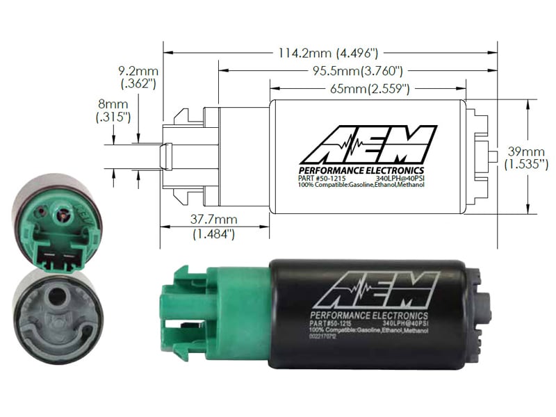 Aem Electronics 50-1215 Fuel Pump Electric||4c2b2467292c8fd68f7d35a86d5d6f7aa882d1e7.Jpg||90||a1y501215||1650427