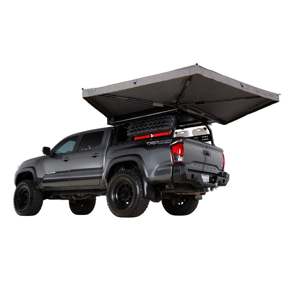Product of Overland Vehicle Systems 19679907 SUV/Pickup Overlanding Manual Awning , Gray Solid 