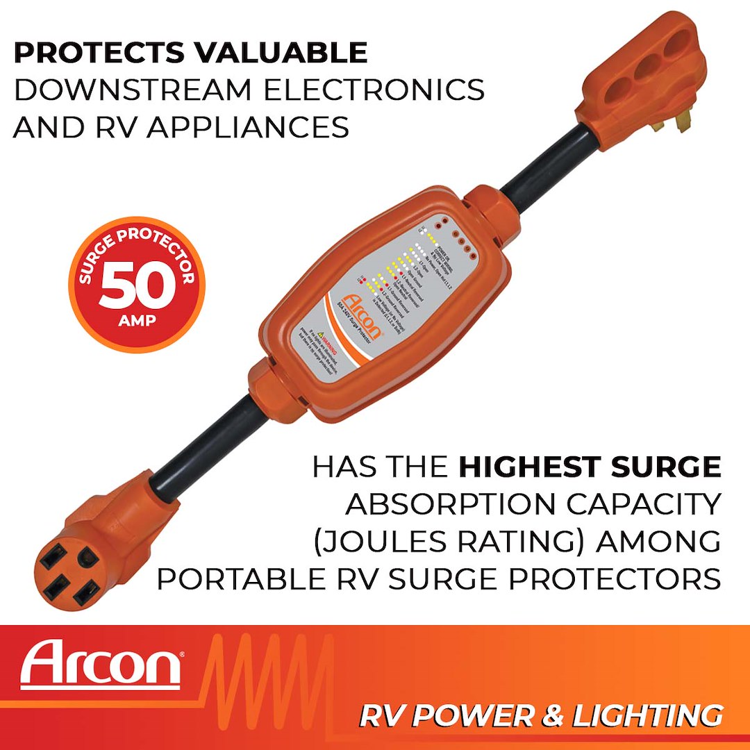 Product of Arcon 19666 240 Volt 50 Amp Surge Protector 