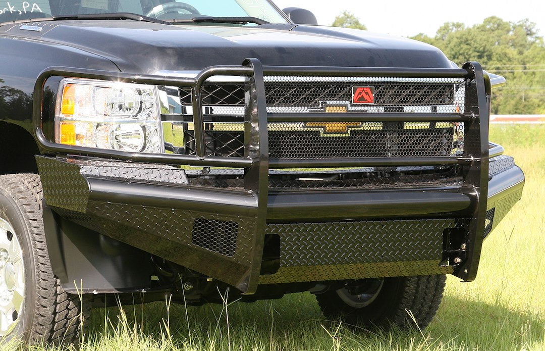 Product of Fab Fours CH11-S2760-1 Black Steel Steel Gloss Powder Coated Bumper 