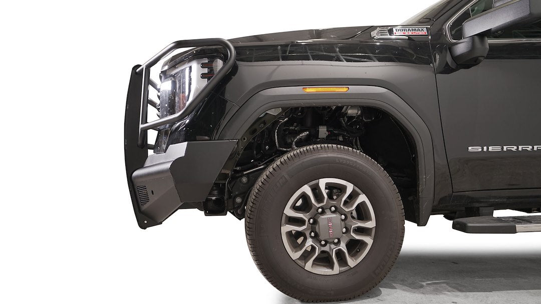 Product of Fab Fours GM24-Q6260-1 Elite Steel Matte Powder Coated Bumper 