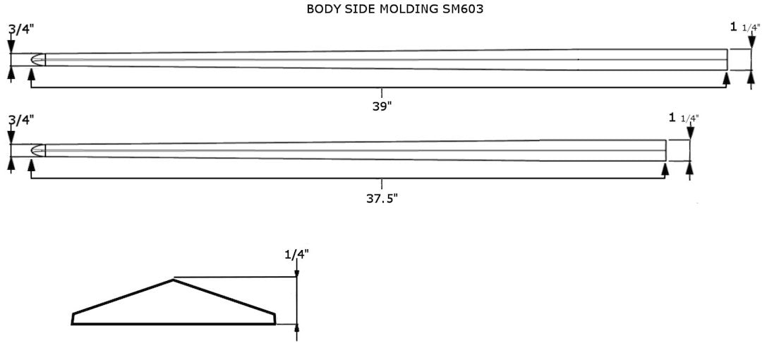Product of Coast To Coast Ccism603 Side Molding