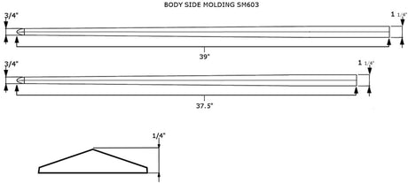 Product of Coast To Coast Ccism603 Side Molding
