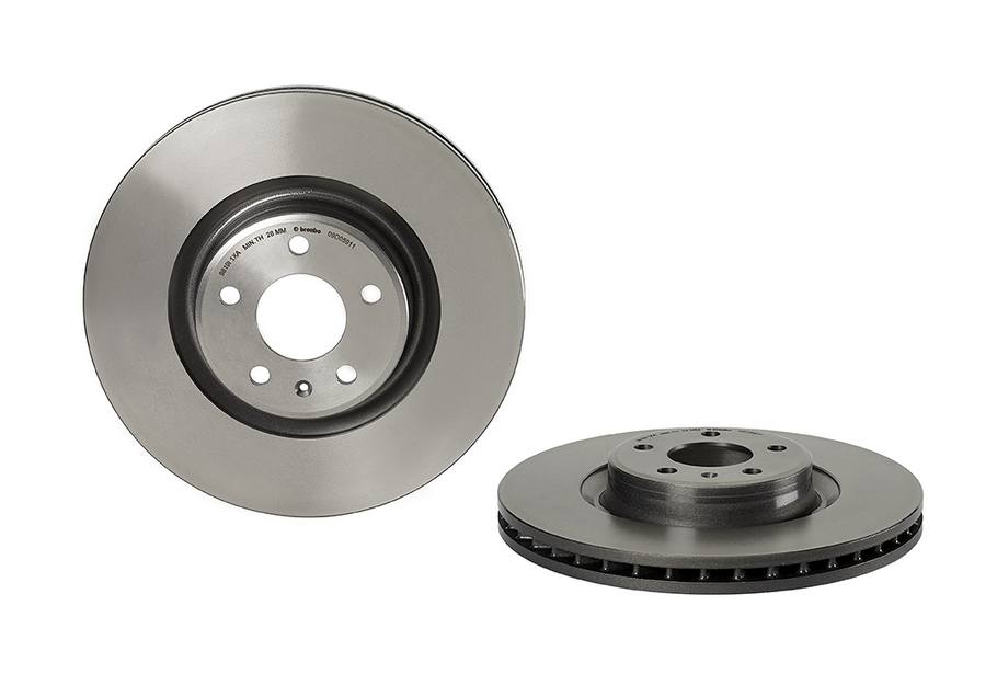 Product of Brembo 09D05911C02 Vented 1 Piece Brake Rotor 