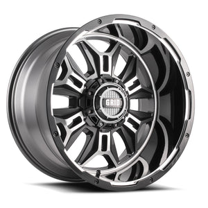 Product of Grid Wheels 20x9 Anthracite With Black Lip Wheel - Not Applicable Bolt Pattern 