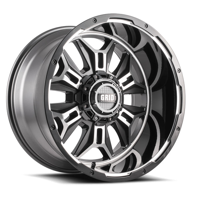 Product of Grid Wheels 20x9 Anthracite With Black Lip Wheel - Not Applicable Bolt Pattern 