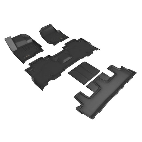 Product of 3D Mats KAGU L1FR14801509 Black Thermoplastic Rubber Of Carbon Fiber Texture Floor Liner 