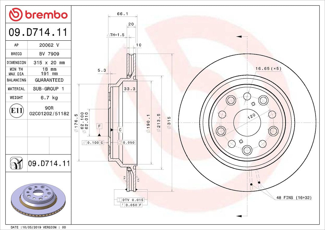 Brembo 09d71411c02 Brake Rotor||09d71411c02_4.Jpg||89||brm09d71411||1684364