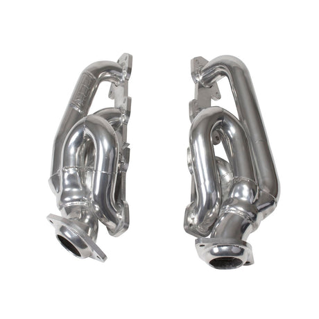 Product of BBK Performance Parts 40140 Short Tube Polished Ceramic Coated Steel Exhaust Header 