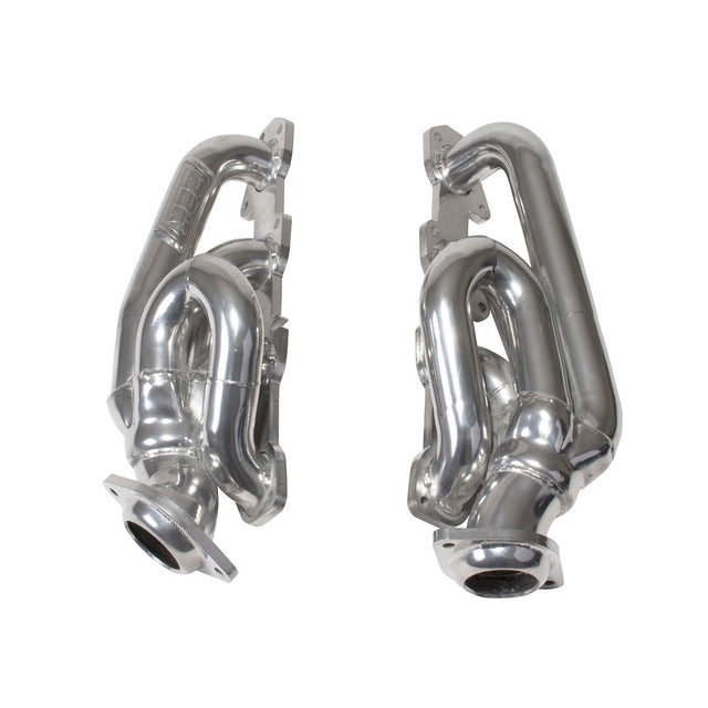 Product of BBK Performance Parts 40140 Short Tube Polished Ceramic Coated Steel Exhaust Header 
