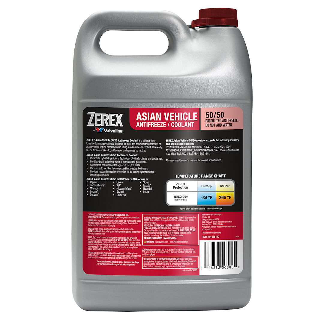 Zerex 675130 Engine Coolant||675130_1.Png||86||z22675130||1044065