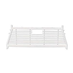 Product of Westin Automotive 57-8023 Bolt-On White Powder Coated Bar Style Headache Rack 