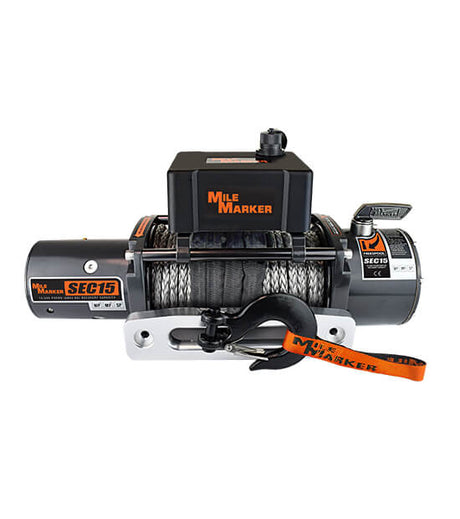 Product of Mile Marker 76-53260W 15000 Pound Vehicle Recovery Winch 