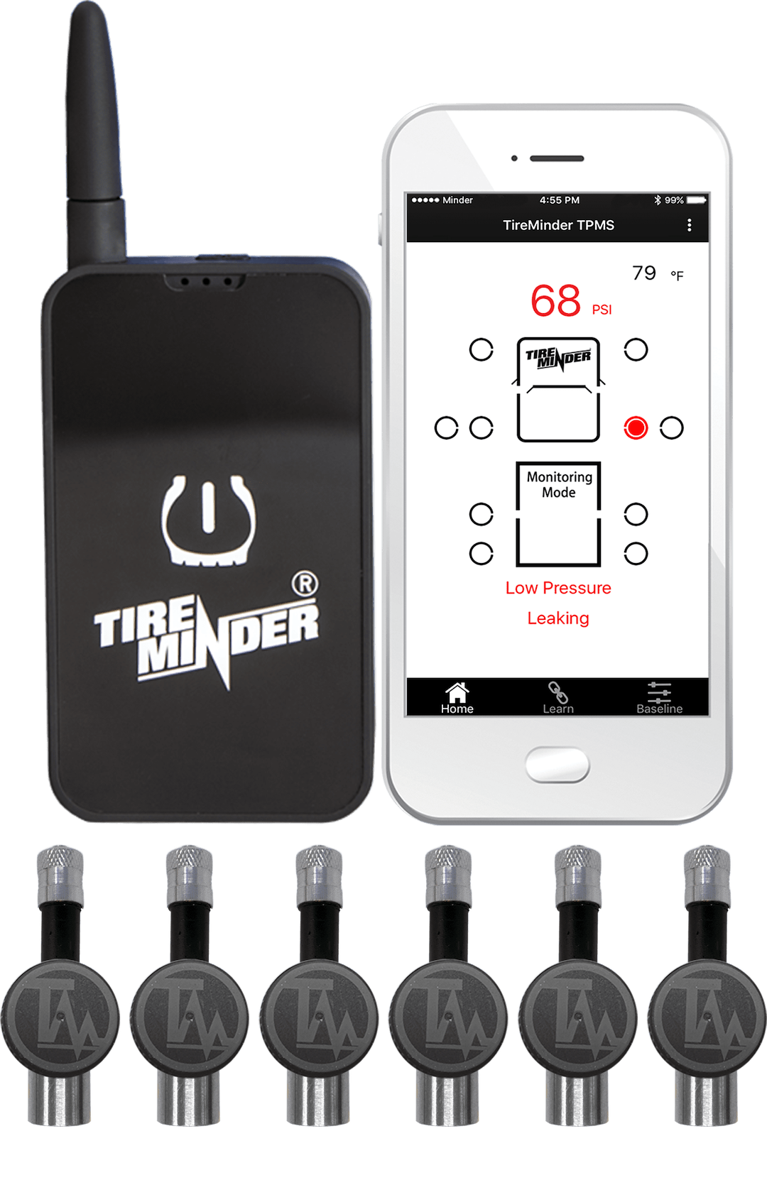 Product of Minder Research Tm22160 Tire Pressure Monitoring System - Tpms