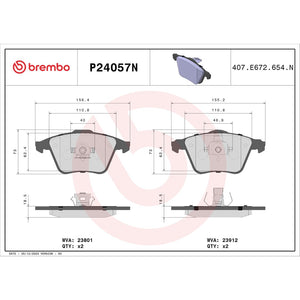 Brembo P24057n Brake Pad||p24057n_Drw.Jpg||90||brmp24057n||1754703