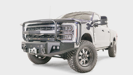 Product of Fab Fours FS23-A5950-1 Premium Steel Powder Coated Bumper 
