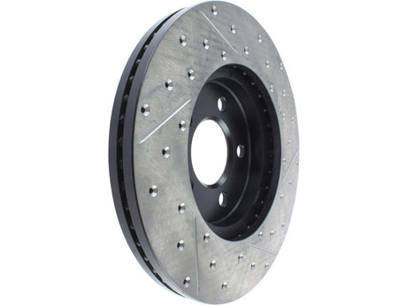 Product of Stop Tech/ Power Slot 127.61072R SportStop ® Drilled And Slotted Drilled And Slotted 1-Piece Brake Rotor 