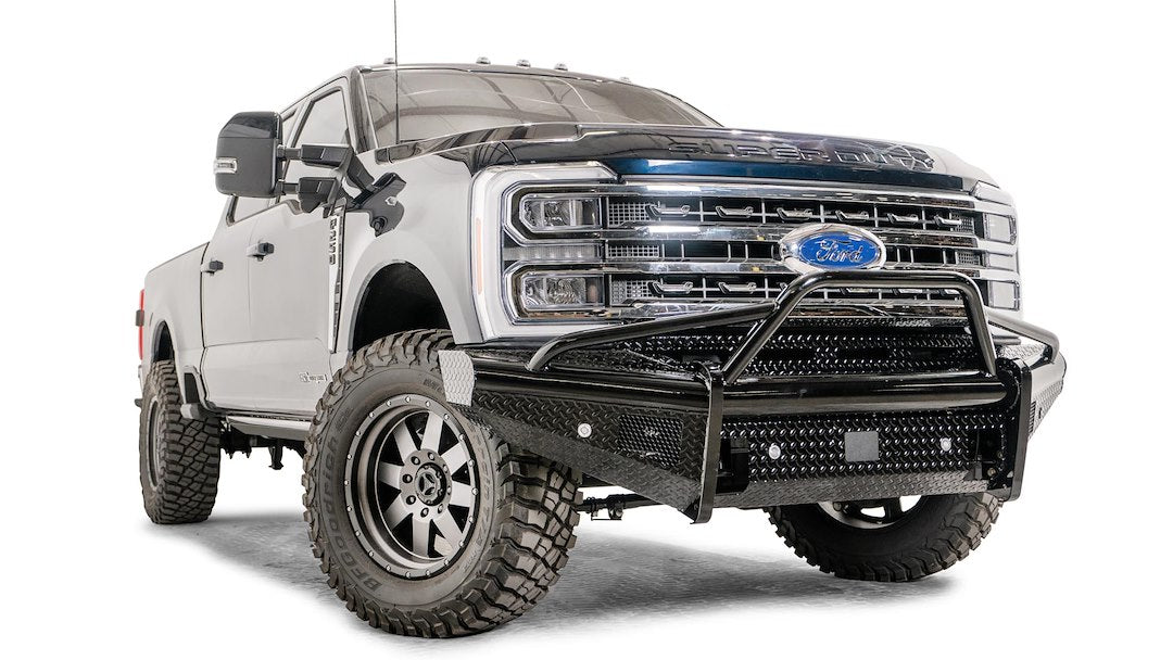 Product of Fab Fours FS23-S5962-1 Black Steel Steel Gloss Powder Coated Bumper 