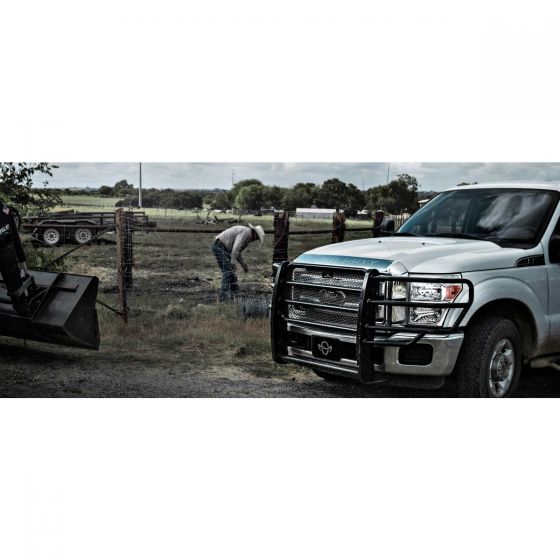 Product of Ranch Hand GGF111BL1 Grille Guard 1-Piece Black 