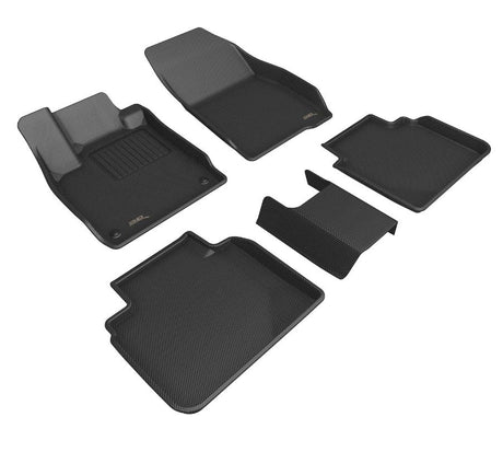 Product of 3D Mats KAGU L1HD13401509 Black Thermoplastic Rubber Of Carbon Fiber Texture Floor Liner 