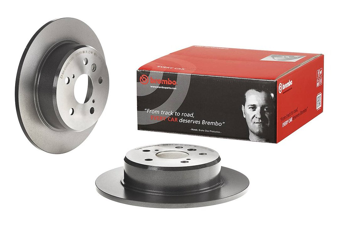 Product of Brembo 08A15011C02 Solid 1 Piece Brake Rotor 