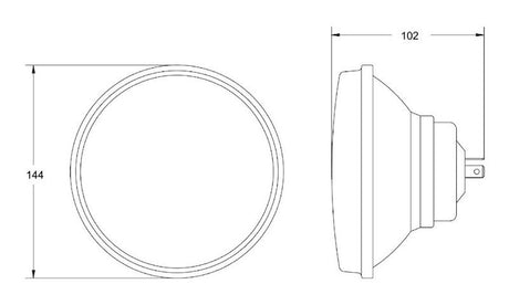Product of Hella 002850001 Headlight Assembly