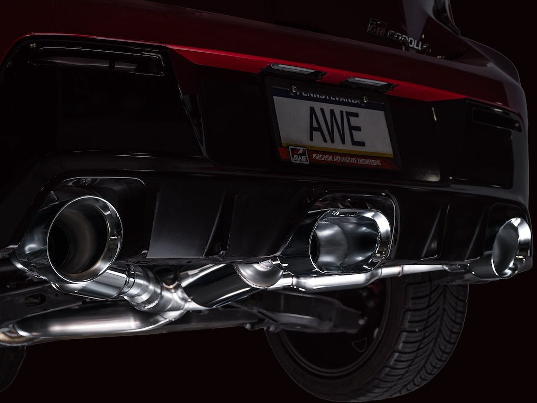 Product of AWE Tuning 3020-52472 Track Edition Cat-Back System Exhaust System Kit 