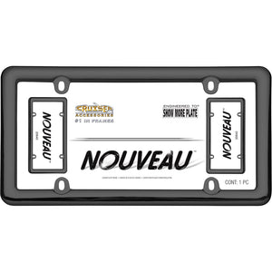 Cruiser 20640 License Plate Frame||20640_P01-Nouveau_Black_Plastic-Inpack.Jpg||86||c3420640||1355969