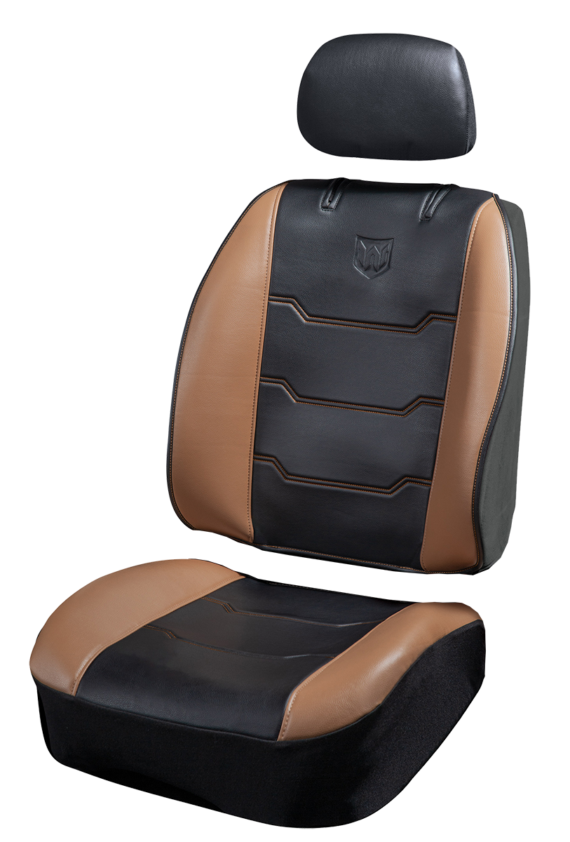 Product of Plasticolor 008688R01 Deluxe Black Leather Seat Cover 