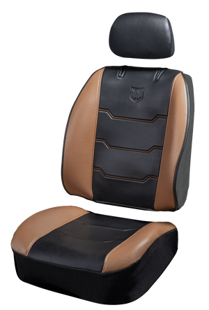 Product of Plasticolor 008688R01 Deluxe Black Leather Seat Cover 