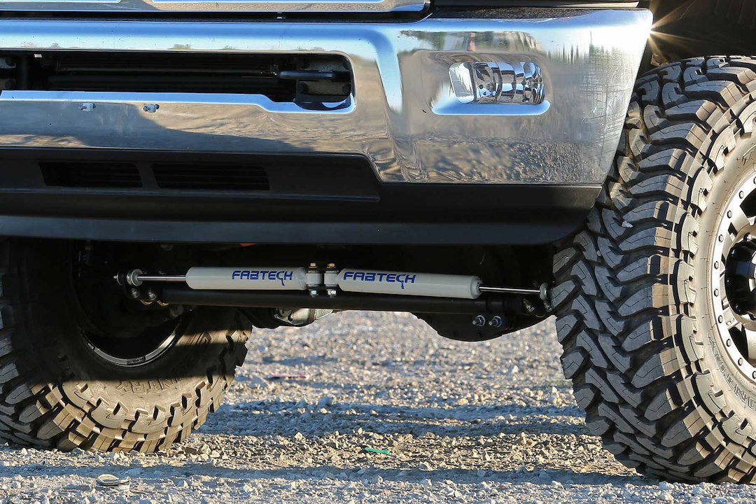 Product of Fabtech Motorsports FTS23060 Dual Twin Tube Steering Stabilizer 