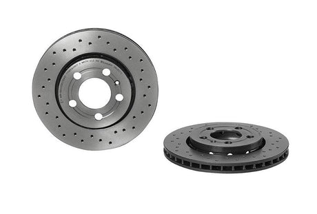 Product of Brembo 09A6521XC02 Xtra Vented Cross Drilled 1 Piece Brake Rotor 