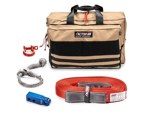 Factor 55 00485-02-Large Vehicle Recovery Kit||00485-02 Owyhee Kit - Tan Large - Blue.Jpg||85||fac0048502lar||1713503