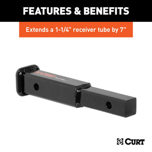 Curt 45789 Trailer Hitch Extension||45789_3008x1990_Fb.Jpg||87||c9345789||1078798