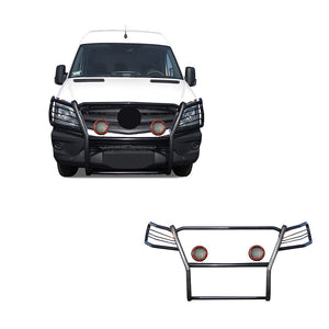 Product of Black Horse Offroad 17D502MA-PLFR Grille Guard  