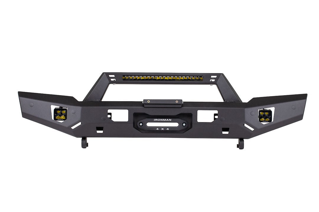 Product of Ironman 4x4 BBR077JLKS1-B80BFA Raid ® Steel Powder Coated Bumper 