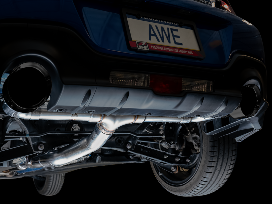 Product of AWE Tuning 3020-33279 Track Edition Cat-Back System Single Exhaust System Kit 