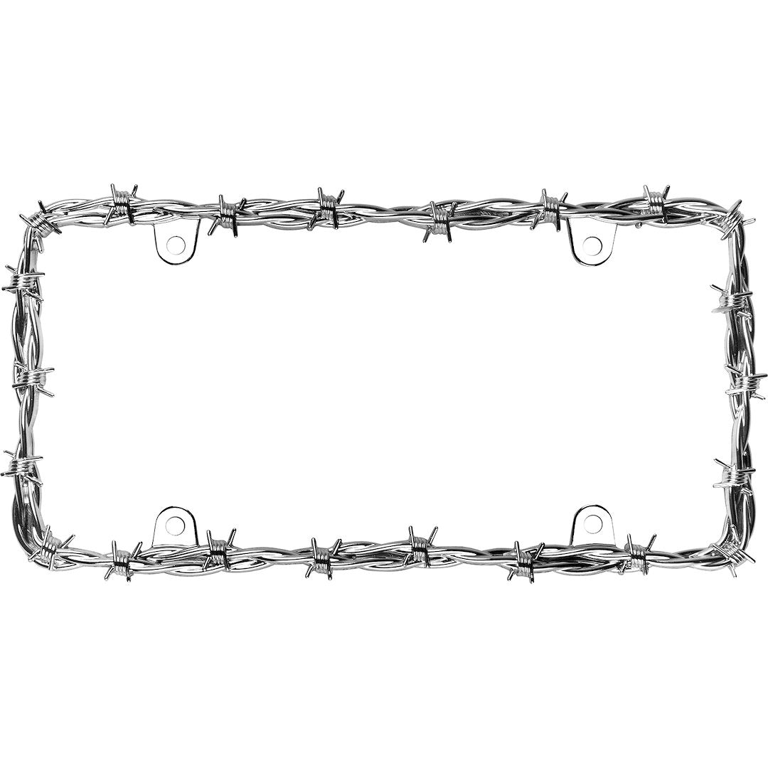 Cruiser 22230 License Plate Frame||22230_Main-Barbed-Wire-Ii_Chrome-Outpack.Jpg||85||c3422230||1210124