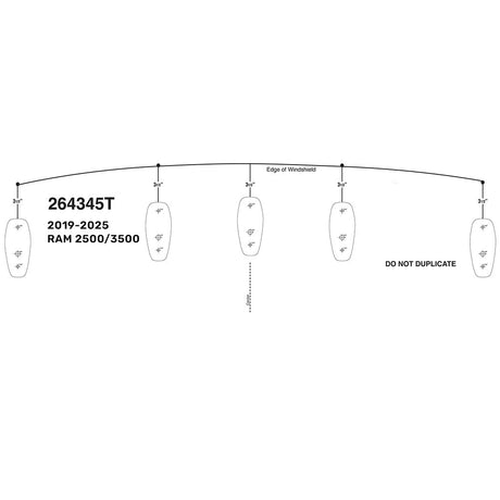 Recon Accessories 264345t Roof Marker Light Installation Template||264345t.Jpg||85||r89264345t||1657065