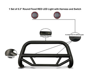 Black Horse Offroad Mbt-Mg403-Plfr Bull Bar||||90||blkmbtmg403fr||2007883