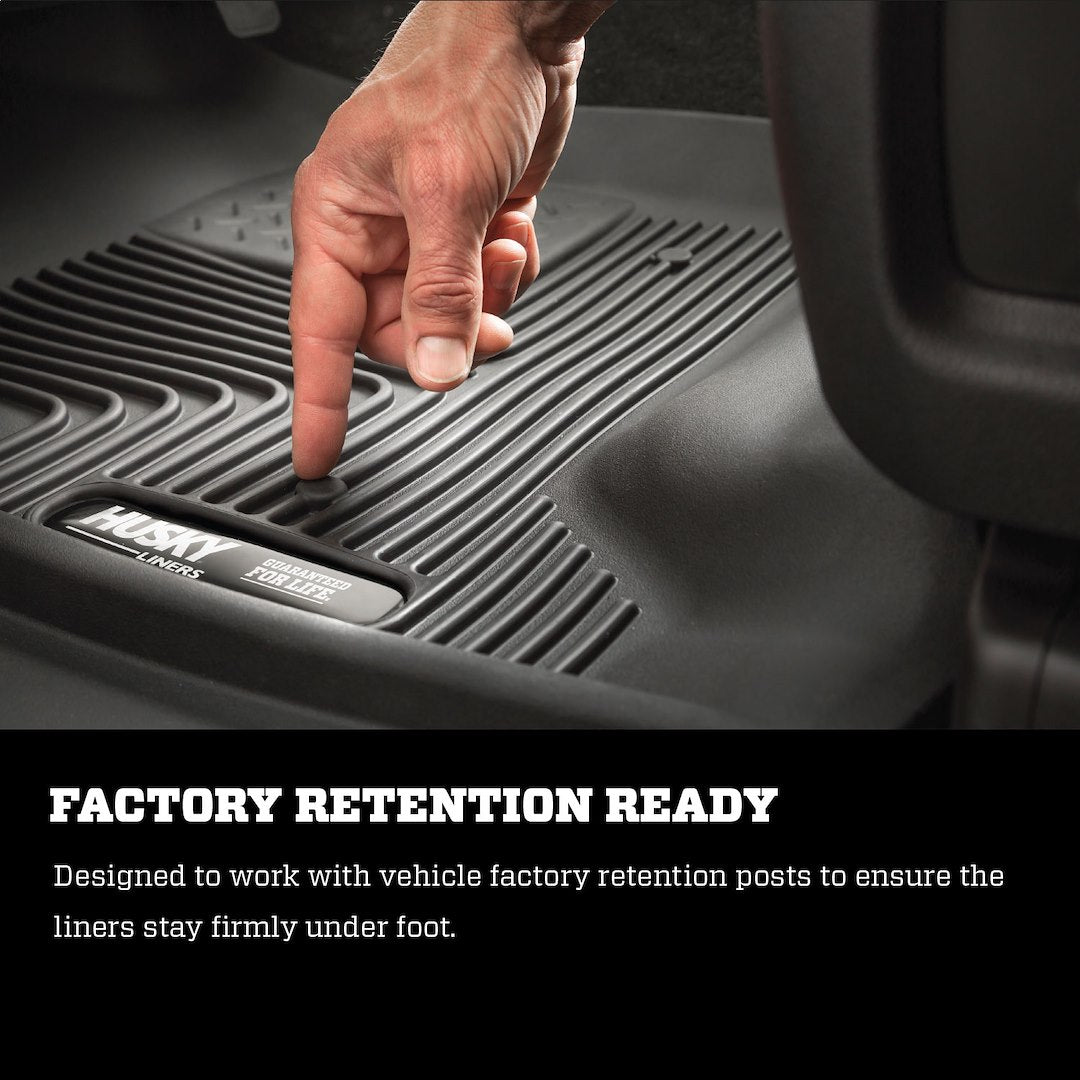 Product of Husky Liner X-act Contour™ 54861 Black Thermoplastic Elastomer (TPE) Floor Liner 