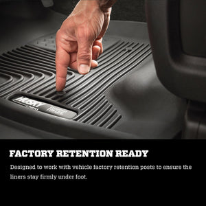 Product of Husky Liner X-act Contour™ 54861 Black Thermoplastic Elastomer (TPE) Floor Liner 