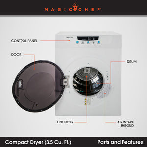 Magic Chef Mcsdry35w Clothes Dryer||mgcmcsdry35w_8.Jpg||93||mgcmcsdry35w||1519759
