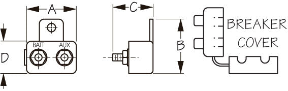 Product of Sea Dog 420853-1 Marine Circuit Breaker