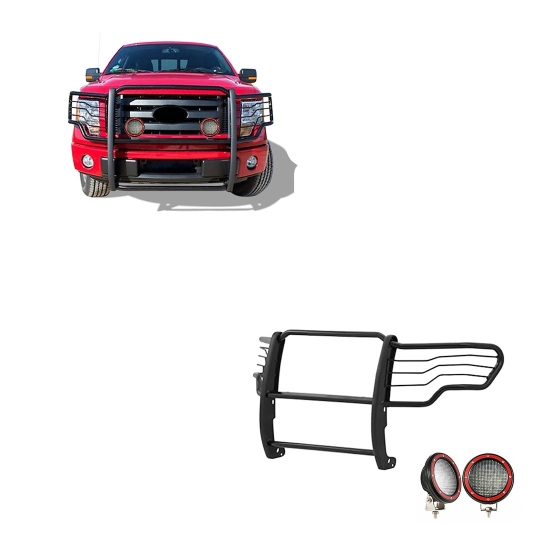 Product of Black Horse Offroad 17FP30MA-PLFR Grille Guard  