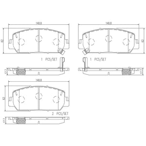 Brembo P28084n Brake Pad||p28084n_Drw.Jpg||88||brmp28084n||1752925