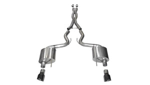 Product of Corsa Performance 14328BLK Xtreme Cat Back System Dual Exhaust System Kit 