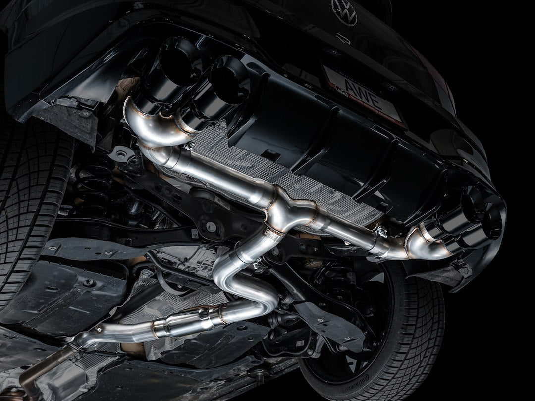 Product of AWE Tuning 3020-43658 Track Edition Cat-Back System Dual Exhaust System Kit 