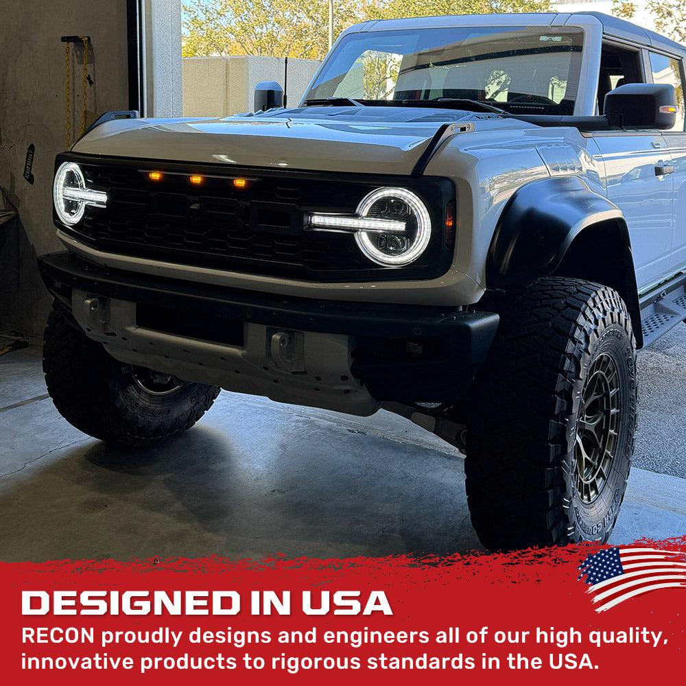 Product of Recon Accessories 264479bkwh Headlight Assembly