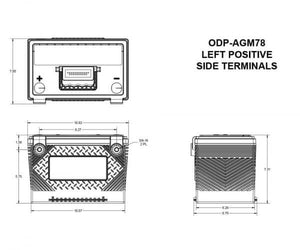 Odyssey Battery Odp-Agm78 Battery||odp-Agm78_3.Jpg||88||o22odpagm78||2257246